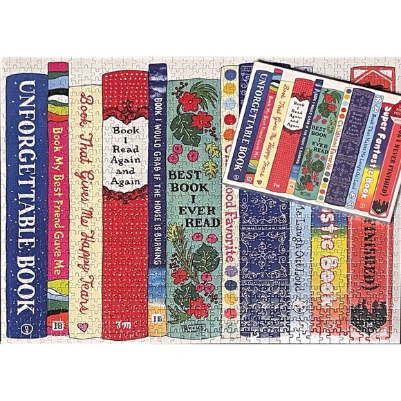 Ideal Bookshelf - 1000 Piece Jigsaw Puzzle Galison 127851 - Picture 1 of 1